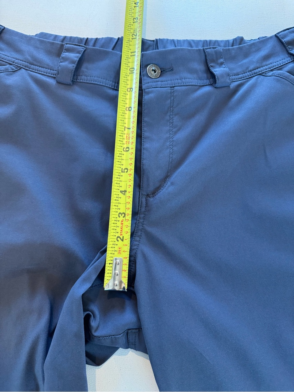 Duluth Trading 18x33 Dry on the Fly Bootcut Cargo Women’s Pant Blue Roll Cuffs - Picture 14 of 16